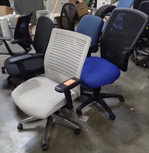 (6) Assorted Rolling Chairs