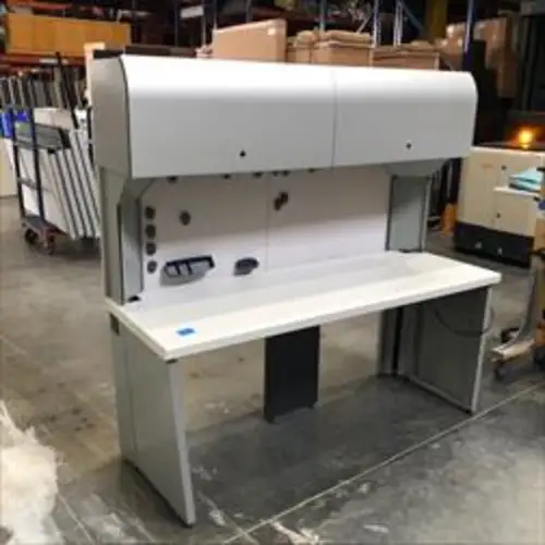 Desk, Return and Pedestal Lot