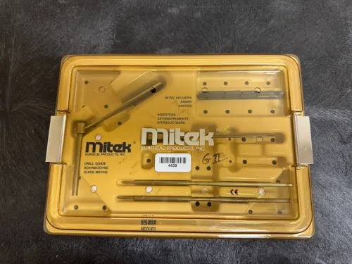 (1) Mitek super Drill Instrument Set