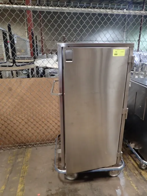 (2) Stainless Steel Food Transport Carts