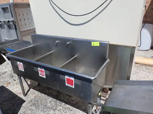 (1) Stainless Steel Triple Sink