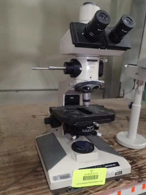 (1) Olympus BH-2 Microscope With (1) Objective