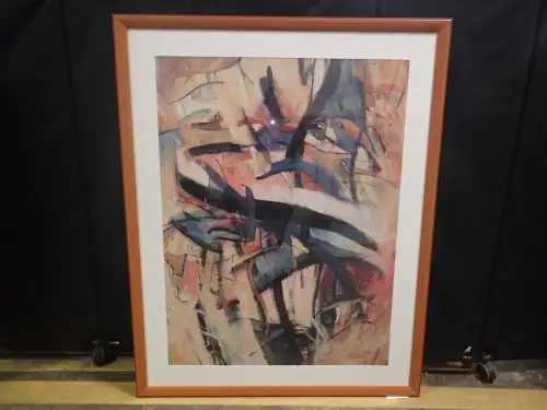 (1) 64" X 51" Large Artwork Music VIl by Silve