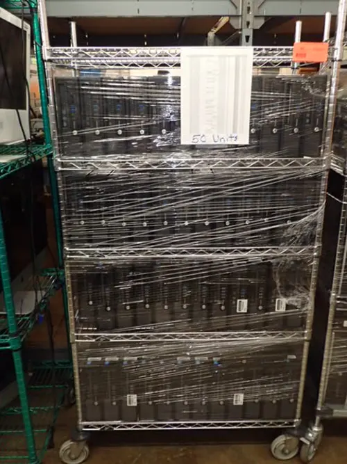 (50) Hewlett-Packard CPU's, No Hard Drives