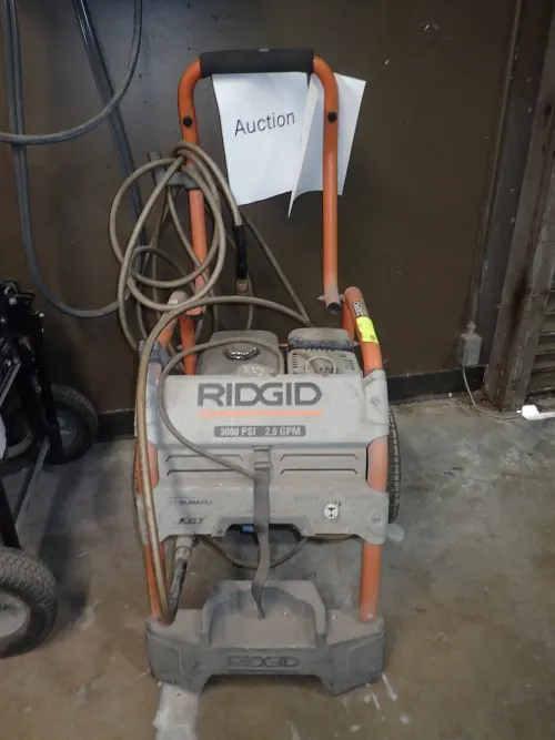 (1) Ridgid 3000 PSI Pressure Washer (Loc Auto Shop 7703 Floyd Curl Dr.)
