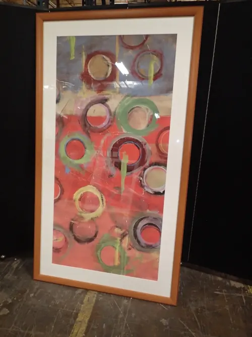 (1) 84" X 48"  Large Framed Artwork