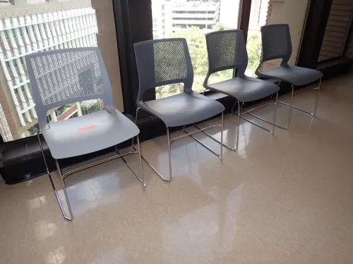 (4) Stackable Chairs (9th Floor Lobby)