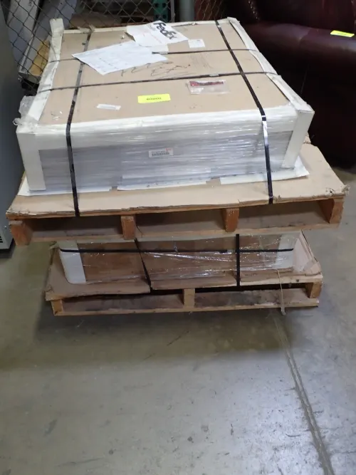 (2) Pallets Plastic For Face Shields