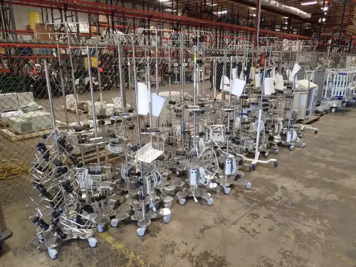 (40) Assorted IV Poles