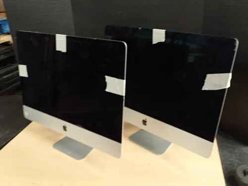 (2) Assorted Apple iMac Computers (HARD DRIVES REMOVED)
