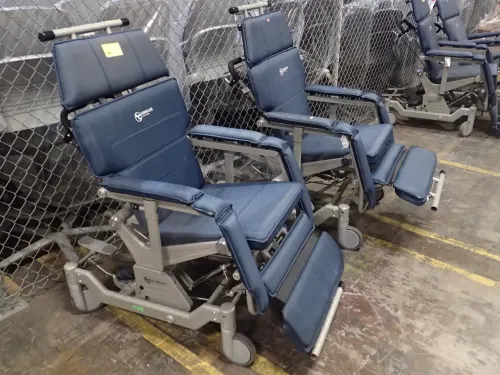 (2) Human Care Patient Transfer Chairs