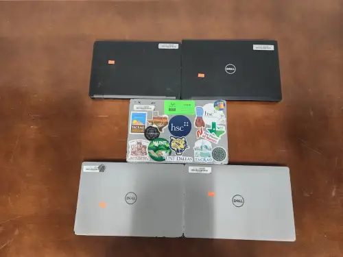 (5) Dell Laptops
