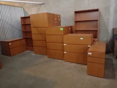 (3) Bookcase and (9) Filing Cabinet Lot