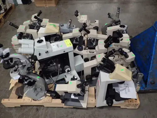 (20+) Assorted Microscopes With (39) Assorted Objectives