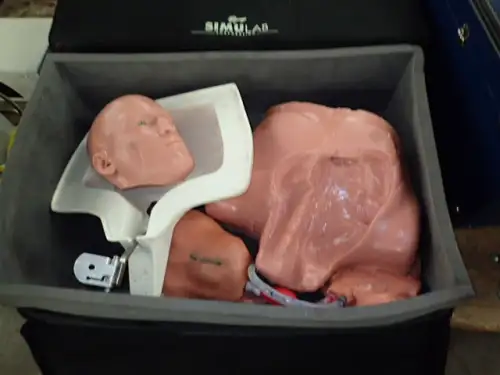 (3) Assorted Simulab Hospital Training Mannequins Etc.