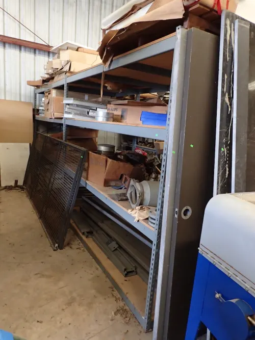 (3) Shelves With Contents