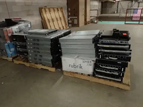 (2) Pallets Server Rack Components (Warehouse)