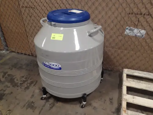 (1) Tayler Wharton LS3000 Cryogenic Storage Dewar