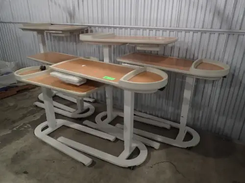 (6) Over the Bed Tables 