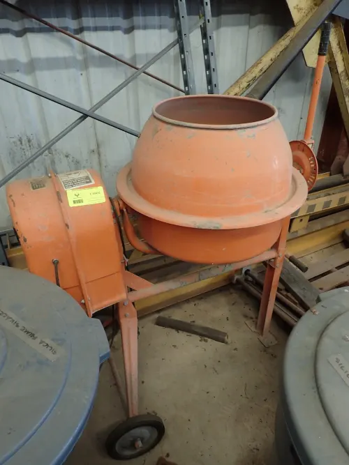 (1) Central Machinery 3.5 Cubic Foot Cement Mixer