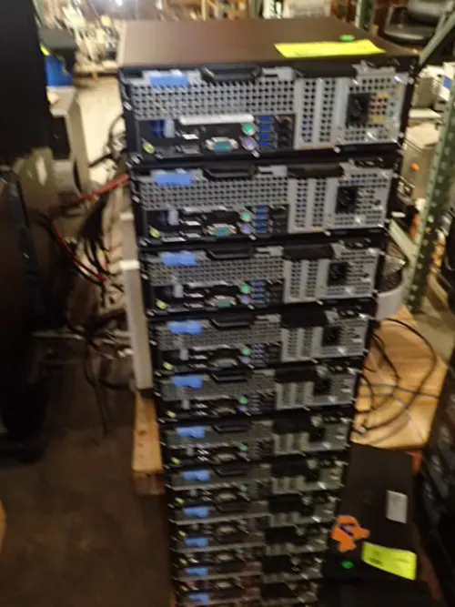 (12) Assorted CPU's (Hard Drives Removed)
