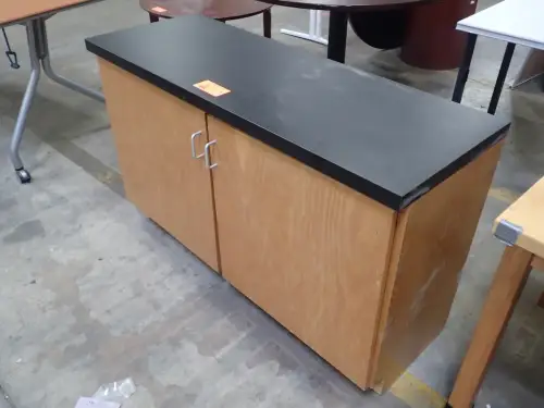 (1) Wooden Cabinet