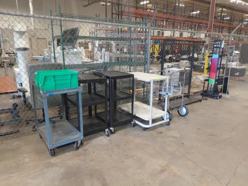 Assorted Cart and Rack Lot