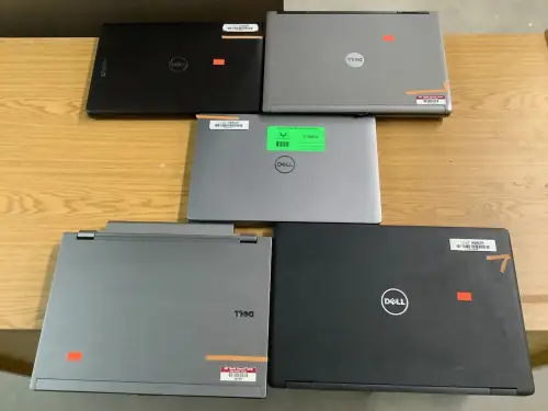 (5) Various Dell Laptops