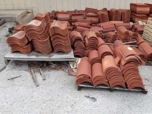 Assorted Spanish Colonial Roof Tiles