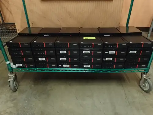 (48) Assorted Lenovo ThinkCentre Computers (Hard Drives Removed)