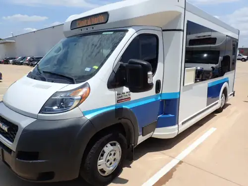 (1) 2021 Dodge Ram 3500 Promaster 14 Passenger Bus 