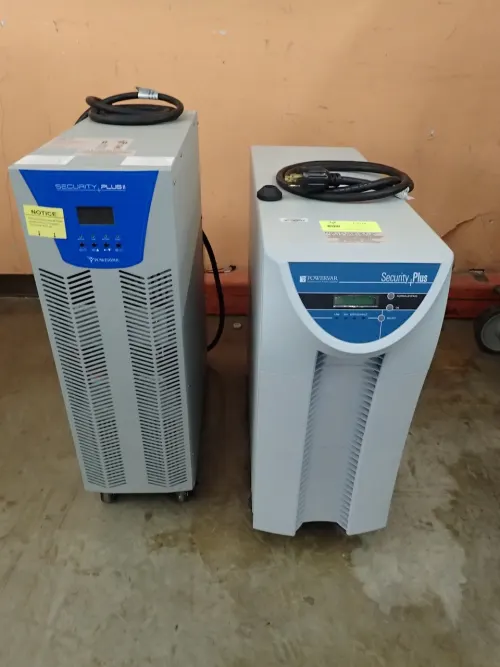(2) Security Plus Powervar UPS Battery Backups