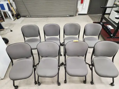 (8) Office Nesting Chairs  
