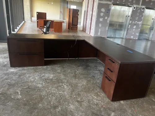 (1) Dark Brown Desk