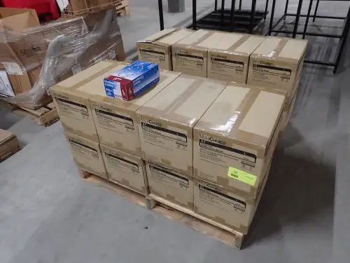 (32,000) Large Nitrile Exam Gloves (NEW IN BOX)