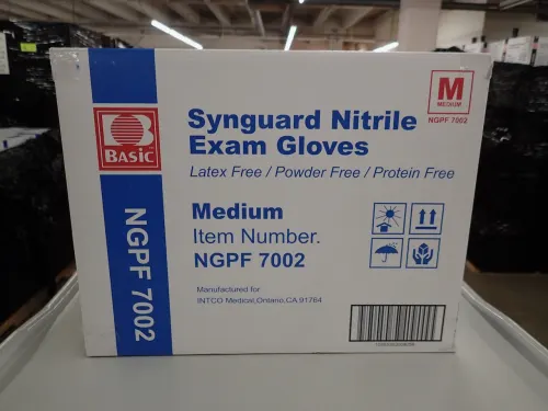 105 Cases of Medium Synguard Nitrile Exam Gloves (Expire)