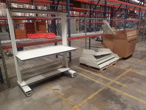 (1) Lab Workstation on Casters