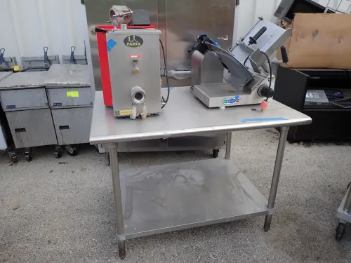 (1) Globe Meat Slicer / Arcobaleno Pasta Extruder