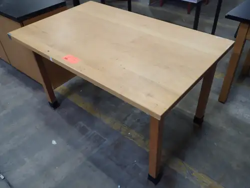 (1) Wooden Table