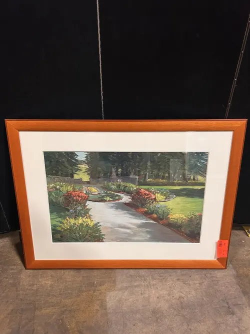 (1) 31" x 41" Cazenovia Roundabout by Harris Framed Artwork 