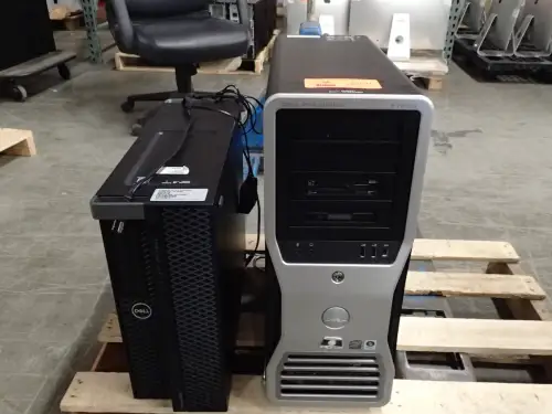 (2) Assorted Dell Computers (HARD DRIVES REMOVED)