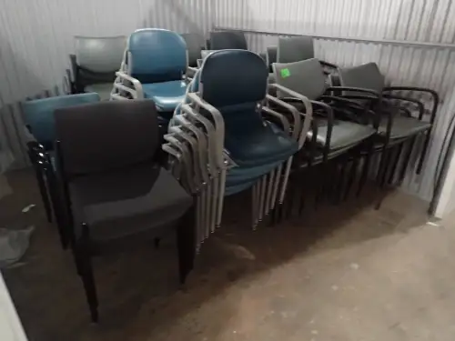 (34) Assorted Stackable Chairs