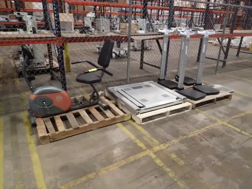 Assorted Scales and Exercise Bike