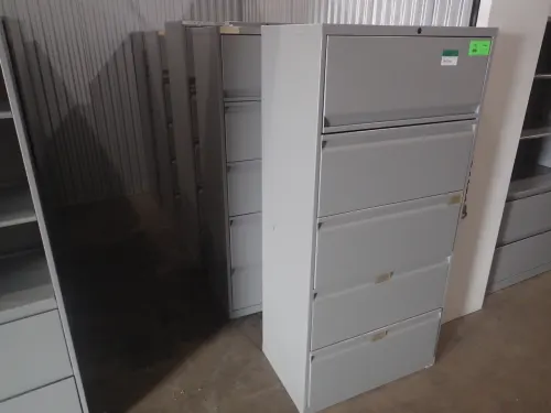 (5) Filing Cabinets 
