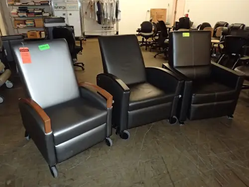 (3) Rolling Chairs