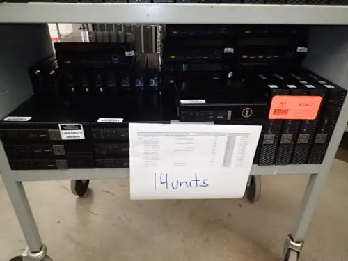 (14) Assorted Dell Mini CPU's, No Hard Drives