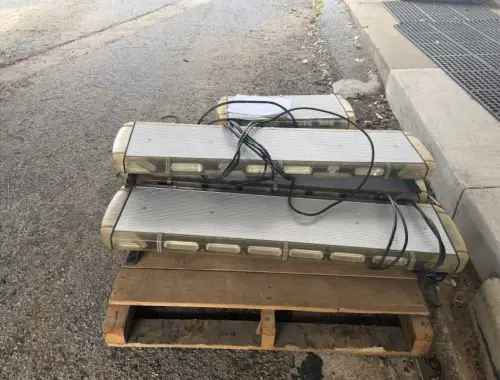 (5) Vehicle Multicolored Light Bars, Various Sizes (Wheelen) 