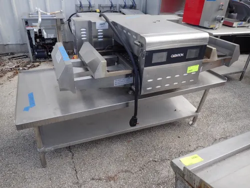 (1) Ovention M1718 Conveyor Oven w/ Stainless Table