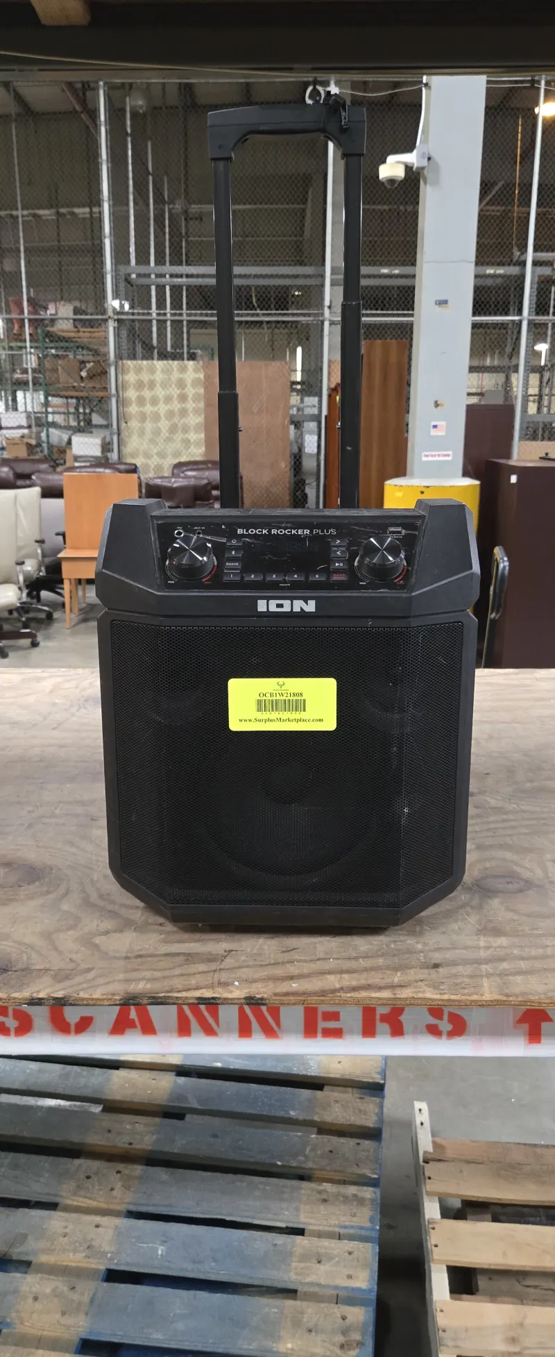 (1) Ion Block Rocker Plus Speaker | Surplus Marketplace