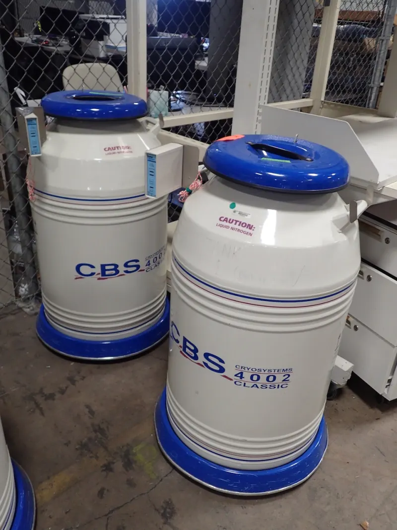 (2) CBS 4002 Cryo Systems Liquid Nitrogen Tanks | Surplus Marketplace